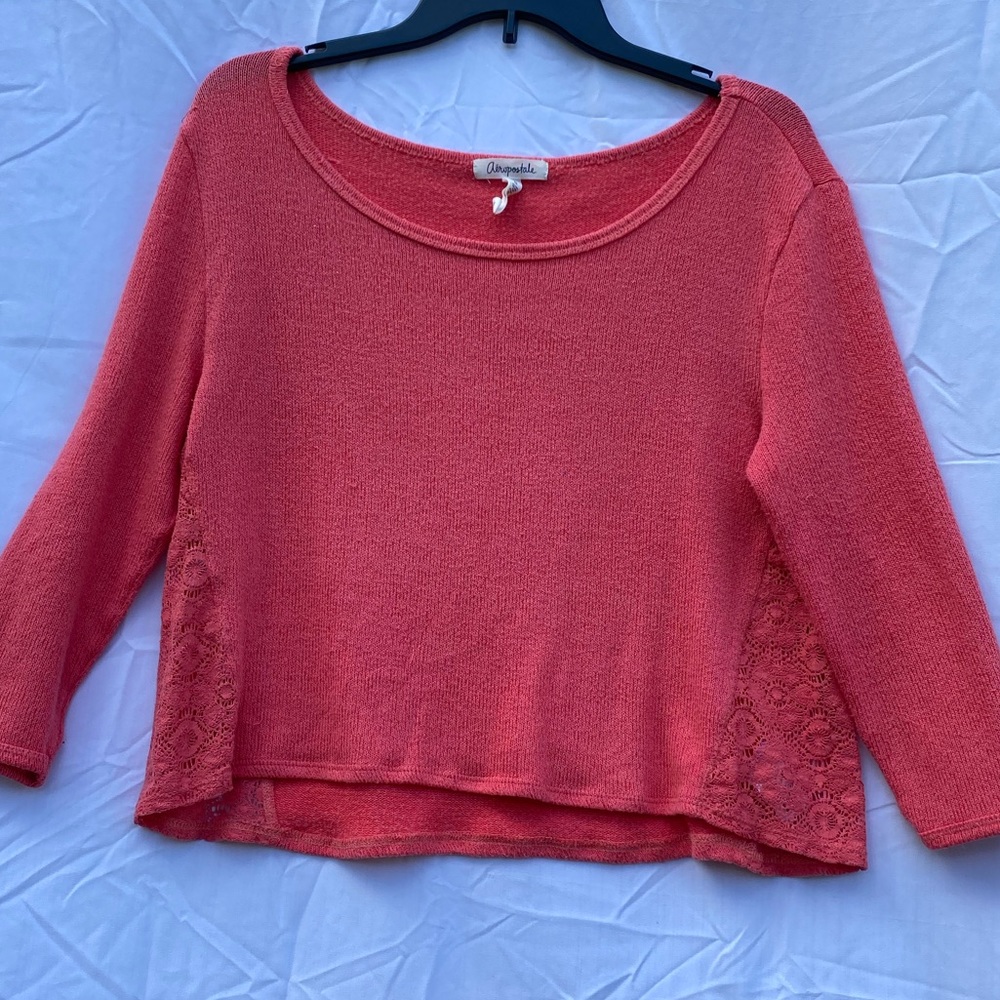 Coral light-sweater from Aeropostale